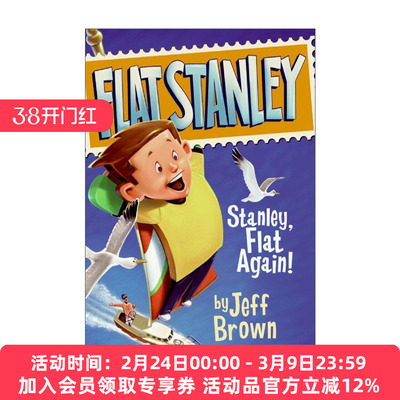 英文原版 The Flat Stanley Stanley  Flat Again! 纸片人斯坦利6 英文版 进口英语原版书籍