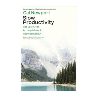 英文原版 Slow Productivity 慢效率的艺术 如何在不让自己倦怠的情况下取得成功 英文版 进口英语原版书籍