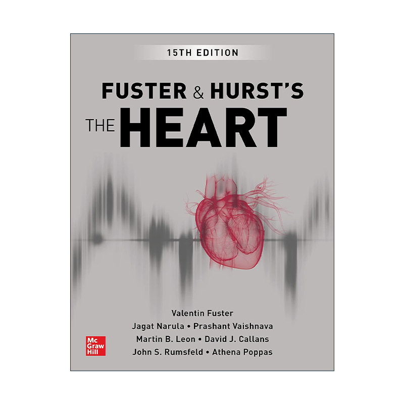 现货 英文原版 Hurst's the Heart 赫斯特心脏病学 精装第15版 英文版 进口英语原版书籍
