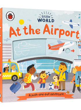 英文原版 Little World At the Airport 小小世界 在机场 英文版 进口英语原版书籍