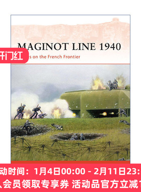 马奇诺防线  英文原版 Maginot Line 1940 马奇诺防线1940 法国边境之战 战争历史系列 英文版 进口英语原版书籍