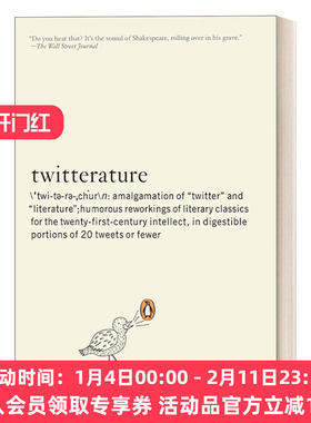 推特文学 英文原版 Twitterature 最多20条推特中的世界上最伟大的书 名家幽默模仿 Alexander Aciman 英文版 进口英语原版书籍