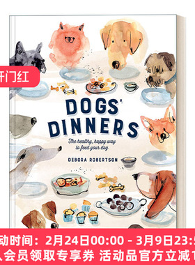 英文原版 Dogs' Dinners 狗狗食谱 50道宠物健康食谱 精装 英文版 进口英语原版书籍
