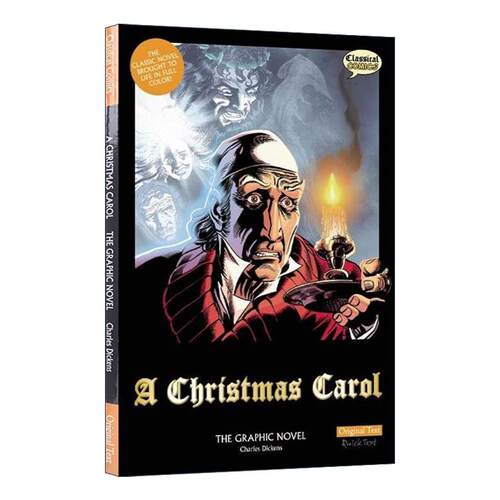 英文原版 Christmas Carol The Graphic Novel Original Text 圣诞颂歌 经典文学全彩漫画版 英文版 进口英语原版书籍