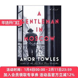 英文原版 A Gentleman in Moscow 莫斯科绅士 Amor Towles 精装 英文版 进口英语原版书籍