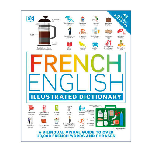 法英双语图解词典  英文原版 French English Illustrated Dictionary 英文版 进口英语原版书籍