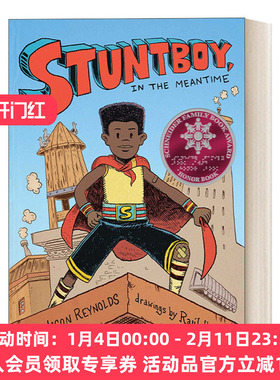 英文原版 Stuntboy in the Meantime 特技少年 与此同时 纽伯瑞 凯迪克作家 杰森雷诺兹 英文版 进口英语原版书籍