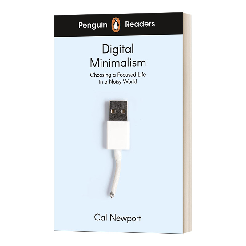 英文原版 Penguin Readers Level 7 Digital Minimalism企鹅阅读第7级数字极简主义 ELT企鹅分级阅读英文版进口英语原版书籍-封面