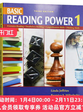 基础英语阅读能力1 英文原版 Basic Reading Power 1 培生阅读指导书 英语阅读技能训练教材 英文版 进口原版书籍