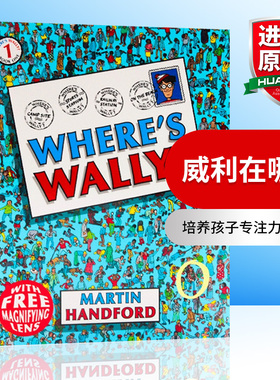 威利在哪里 英文原版绘本 Where's Wally 找一找 迷你书 培养孩子专注力观察力平装 英文版儿童英语启蒙绘本 进口原版书籍