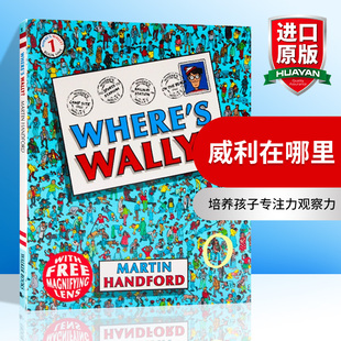 迷你书 英文原版 Wally 威利在哪里 培养孩子专注力观察力平装 进口原版 Where 儿童英语启蒙绘本 绘本 书籍 英文版 找一找