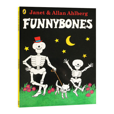 英文原版 Funnybones 有趣的骨头 趣味骨骼书 吴敏兰绘本123 第64本 趣味绘本读物儿童英语启蒙图画书 英文版 进口英语原版书籍