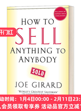 英文原版 How to Sell Anything to Anybody 无往不利的推销术 英文版 进口英语原版书籍