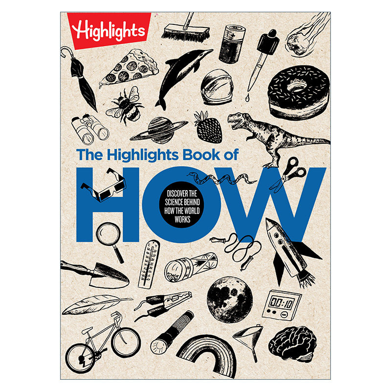 亮点为什么活动手册 英文原版 The Highlights Book of How 科学原理探究 儿童动手能力培育 英文版 进口英语原版书籍