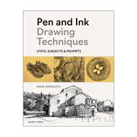 Original English Pen and Ink Drawing Techniques Steps Subjects & Prompts David Morales (English version thumbnail 2