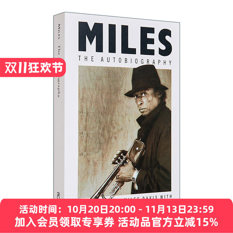 英文原版 Miles 迈尔斯·戴维斯自传 一代爵士大师的传奇 英文版 进口英语原版书籍