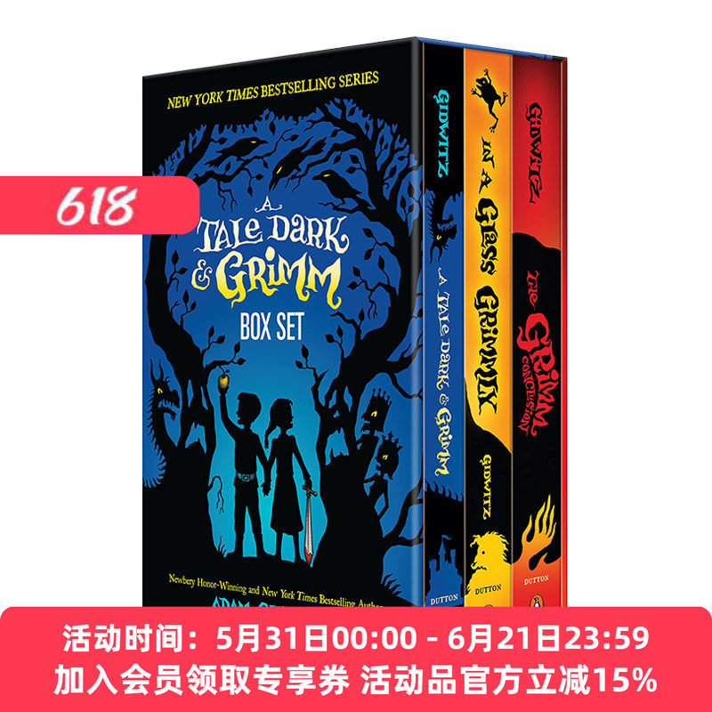 格林暗黑童话三部曲 英文原版 A Tale Dark & Grimm  套装 Adam Gidwitz 英文版 进口英语原版书籍