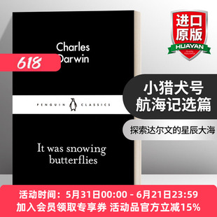 英文原版 It Was Snowing Butterflies 小猎犬号航海记选篇 企鹅经典小黑书 Little Black Classic 英文版 进口英语原版书籍