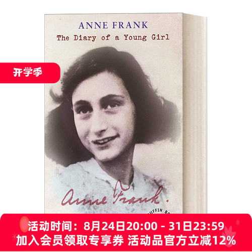 英文原版 The Diary of a Young Girl 安妮日记 Puffin现代经典 英文版 进口英语原版书籍