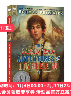 荷马菲格真实的冒险 英文原版 The Mostly True Adventures of Homer P Figg 纽伯瑞银奖 儿童桥梁章节书 英文版英语课外阅读