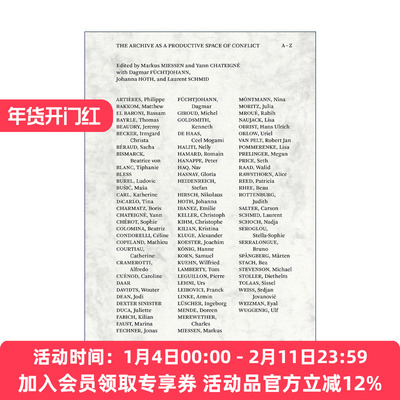 英文原版 The Archive as a Productive Space of Conflict The MIT Press 作为冲突的生产空间的档案馆 建筑设计艺术