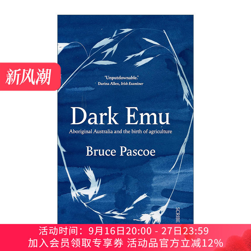 英文原版 Dark Emu 黑暗鸸鹋 澳大利亚原住民及农业的起源 布鲁斯·帕斯科 英文版 进口英语原版书籍