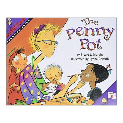 英文原版 Mathstart Level 3 The Penny Pot 数学启蒙绘本3级 英文版 进口英语原版书籍