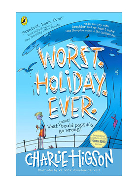 英文原版 Worst Holiday Ever 糟糕的暑价 畅销儿童小说家查理·希格森 插画章节小说 英文版 进口英语原版书籍