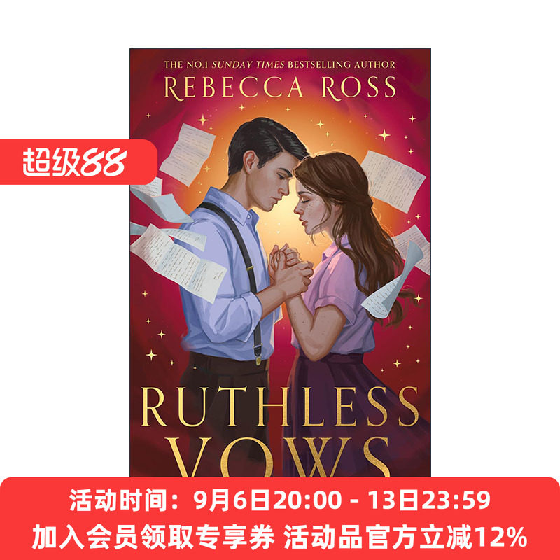 英文原版 Ruthless Vows 残酷誓约 魔法信件2 丽贝卡·罗斯战时奇幻爱情小说 魔法之河系列作者 英文版 进口英语原版书籍
