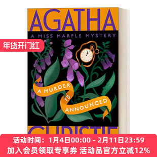 谋杀启事 英文原版小说 A Murder Is Announced 阿加莎马普尔小姐系列侦探推理小说 英文版 进口英语原版书籍万圣节前夜的谋杀案