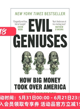 英文原版 Evil Geniuses 邪恶天才 复原美国 美国历史 英文版 进口英语原版书籍