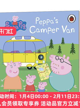英文原版 Peppa Pig  Peppa's Camper Van 小猪佩奇的露营车 英文版 进口英语原版书籍