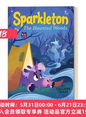 英文原版 Sparkleton #5: The Haunted Woods 独角兽#5 章节书 英文版 进口英语原版书籍