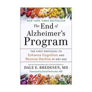 英文原版 The End of Alzheimer's Program终结阿尔茨海默病实操手册 提升认知能力 逆转阿尔茨海默病的首套操作规程Dale Bredesen
