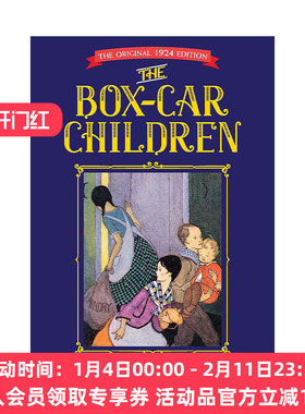 英文原版 The Box-Car Children 棚车少年 1924年原版 精装收藏版 Gertrude Chandler Warner 英文版 进口英语原版书籍