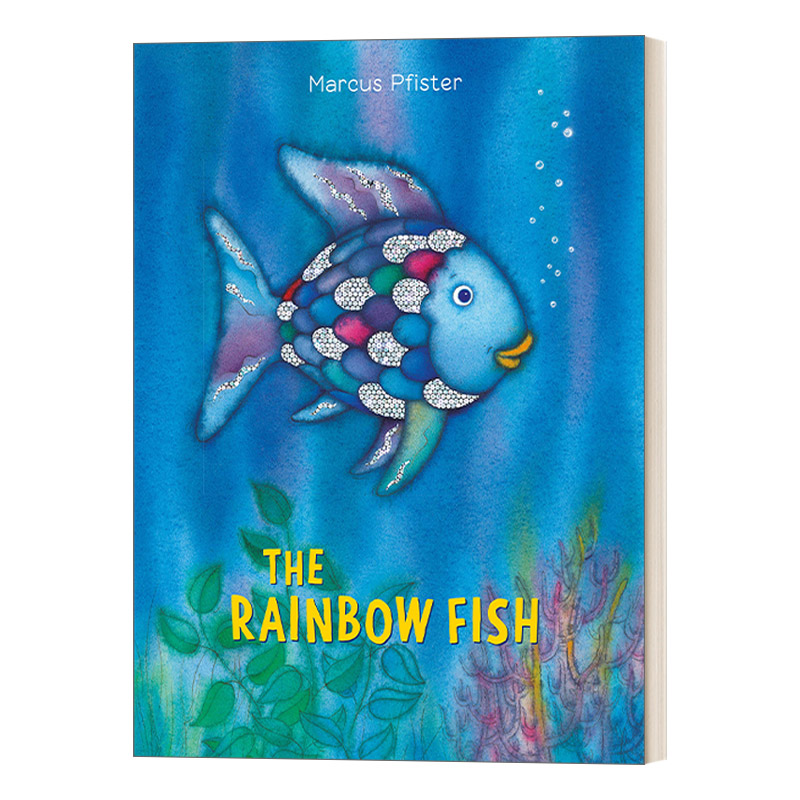 彩虹鱼 英文原版绘本 The Rainbow Fish 1993凯特格林纳威奖 精装 英文版 进口英语原版书籍