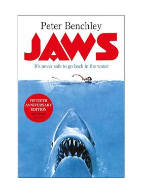 英文原版 Jaws 大白鲨 斯皮尔伯格电影原著 英文版 进口英语原版书籍