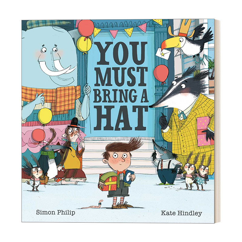 英文原版 You Must Bring a Hat 你要带上帽子 Kate Hindley 插画绘本 英文版 进口英语原版书籍