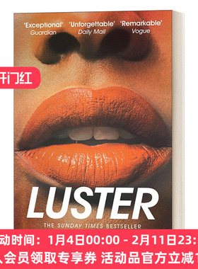英文原版小说 Luster 荣光 2021女性小说奖长名单 2020奥巴马推荐读物 英文版 进口英语原版书籍