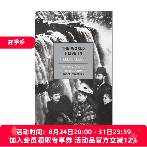 英文原版 The World I Live In 我生活的世界 传记 Helen Keller海伦凯勒 英文版 进口英语原版书籍