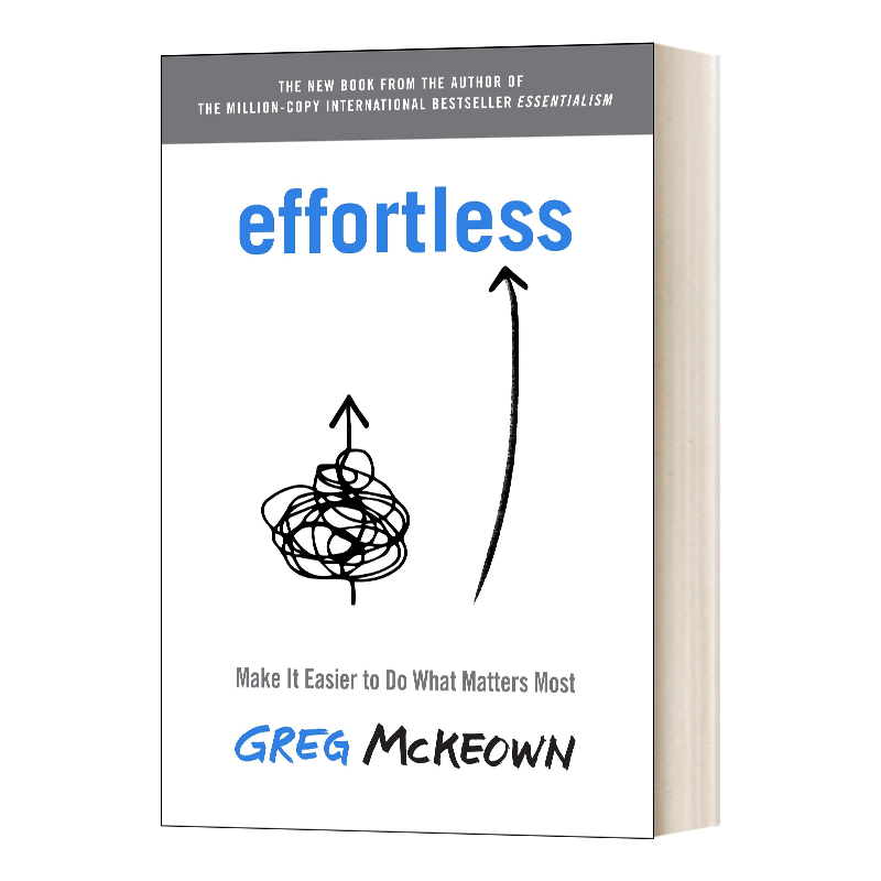 英文原版 Effortless 轻松主义 让关键的事情变得容易做 Greg McKeown 英文版 进口英语原版书籍