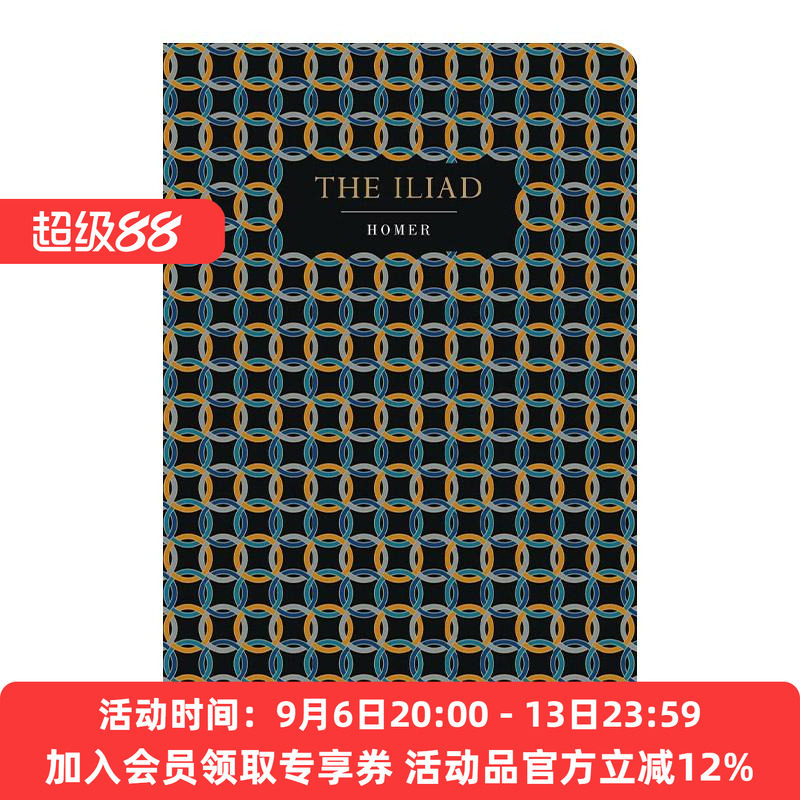 英文原版 The Iliad 伊利亚特 浮雕封面高颜值装帧设计 精装 Chiltern Classic 荷马 英文版 进口英语原版书籍
