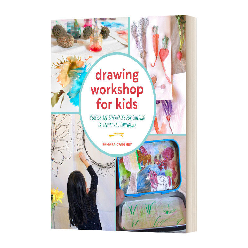 儿童绘画工作坊 英文原版 Drawing Workshop for Kids 透過艺术体验活动培养创意和自信 英文版 进口英语原版书籍