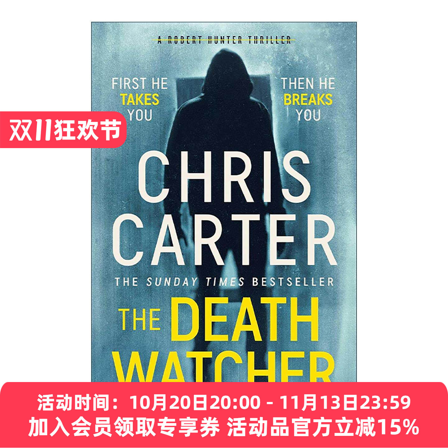 英文原版 Death Watcher 死亡观察者 连环凶杀案侦探系列12 悬疑推理小说 英文版 进口英语原版书籍