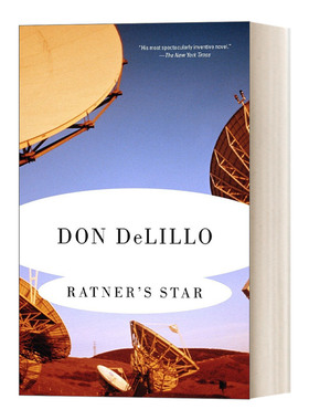 拉特纳之星 英文原版 Ratner's Star Vintage Contemporaries 幽默科幻小说 美国国家图书奖获得者Don Delillo 英文版 进口英语书
