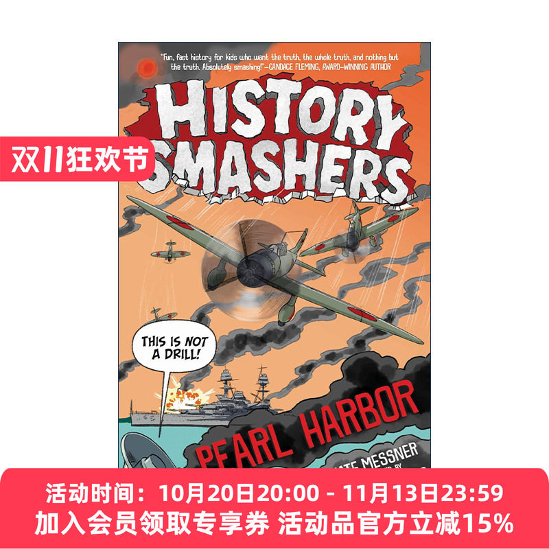 英文原版 History Smashers Pearl Harbor 历史粉碎机系列 珍珠港 儿童科普百科 Kate Messner 英文版 进口英语原版书籍