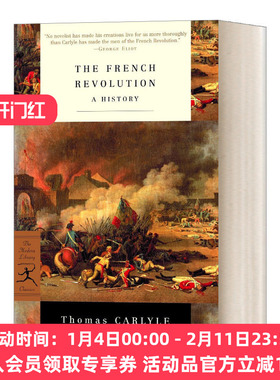 英文原版 The French Revolution 卡莱尔 法国革命 英文版 进口英语原版书籍