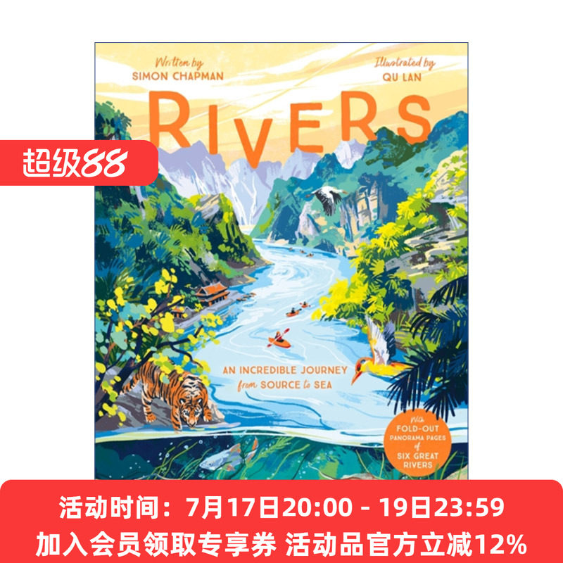河流  英文原版 Rivers 儿童自然精装绘本 科学百科知识图画书 英文版 进口英语原版书籍