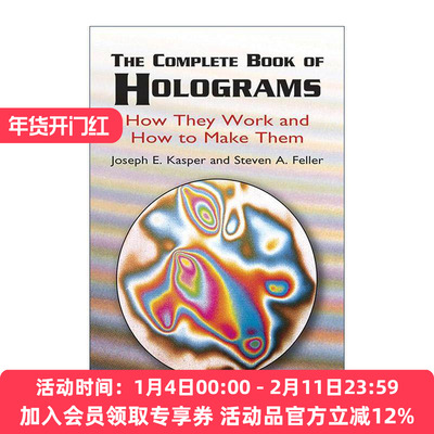 英文原版 The Complete Book of Holograms 全息图大全 几何学 物理 Joseph E. Kasper 英文版 进口英语原版书籍