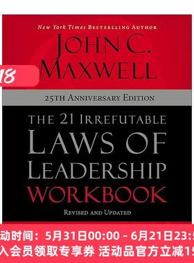 英文原版 21 Irrefutable Laws of Leadership Workbook 领导力21法则 练习册 25周年纪念版 英文版 进口英语原版书籍